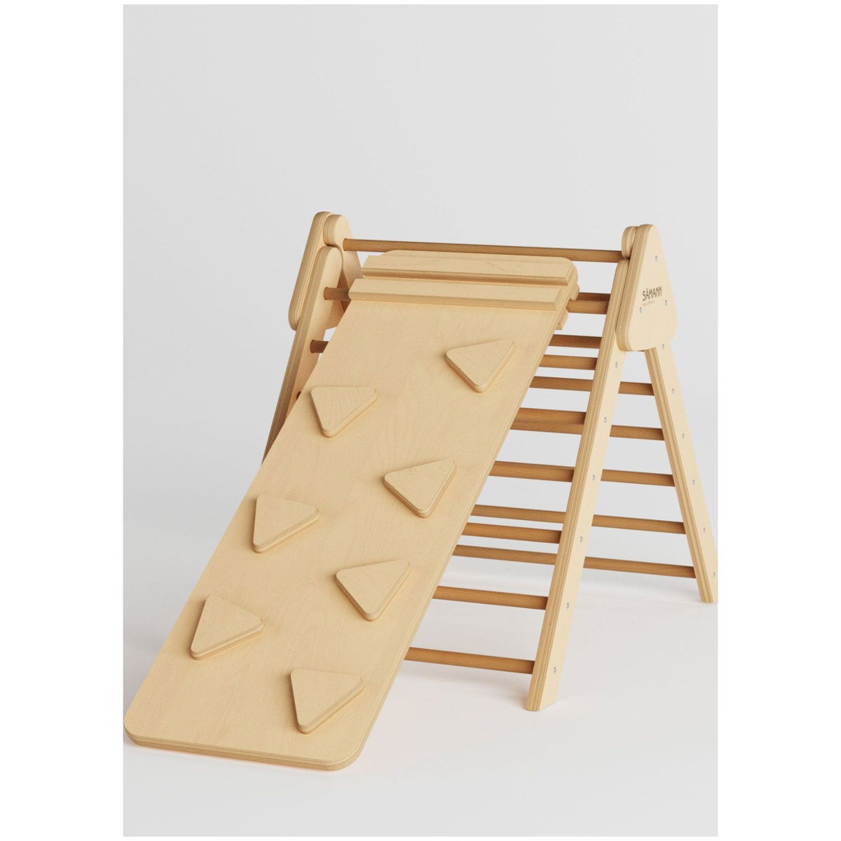 SÄMANNSÄMANN   Pikler Kletterdreieck Set mit Rutsche
