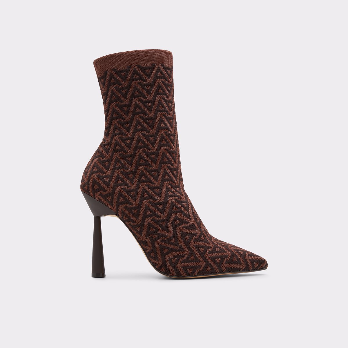 Varsavas Black Textile Knit Women Sock boots