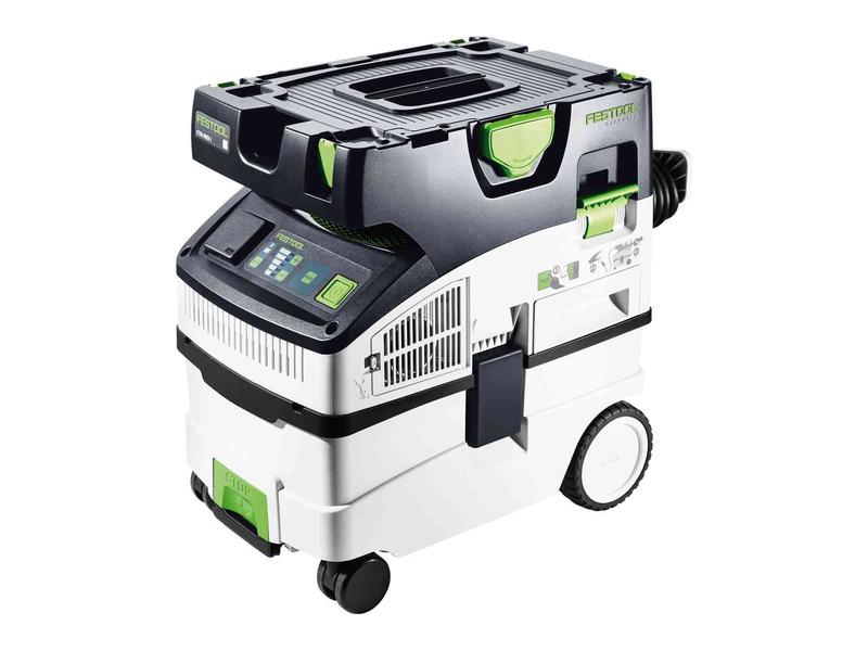 FESTOOL Nass-/Trockensauger  CLEANTEC CTM MIDI I Kompaktes Absaugmobil – geeignet für bis zu Staubklasse M