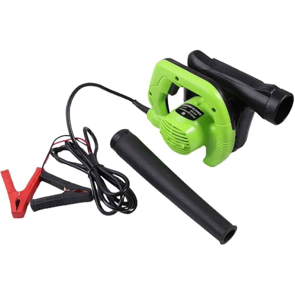 Souffleur à feuilles et aspirateur de jardin 2 en 1 - 3,8 cm - 1200 W - Puissance : 16 000 tr/min - Collecteurs de poussière multifonction : Jardin