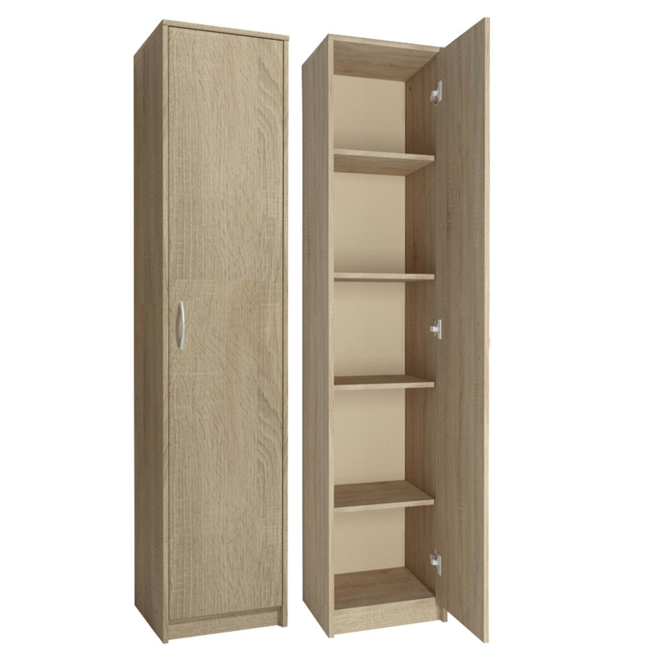 Home Collective Regal mit 5 Ebenen in mattem Finish Aktenschrank mit 4