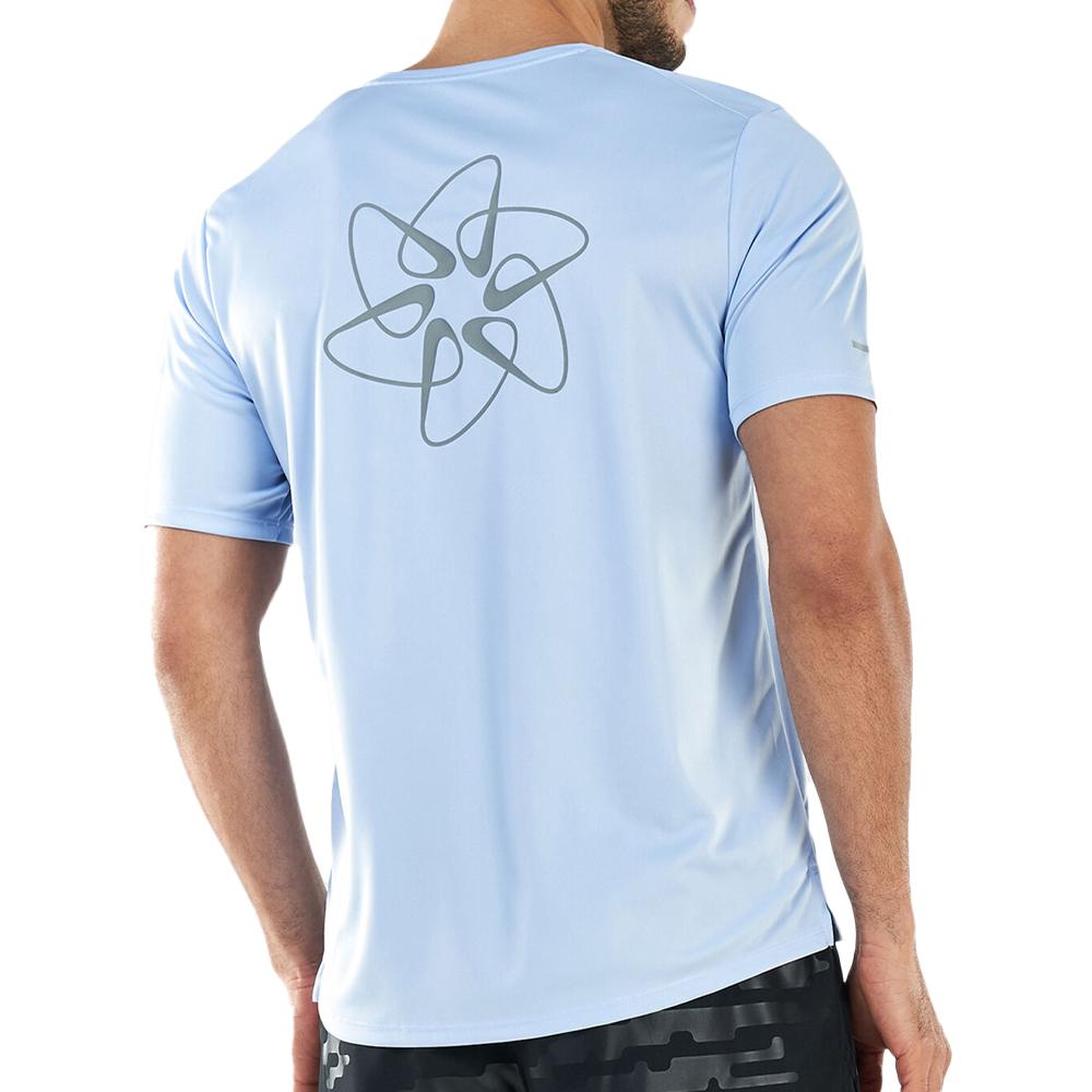 Nike T-shirt Bleu Clair Homme Nike Miler