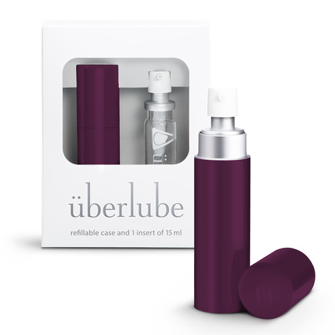 Uberlube Glijmiddel Siliconen – Good-To-Go Paars Aubergine (15 ml)