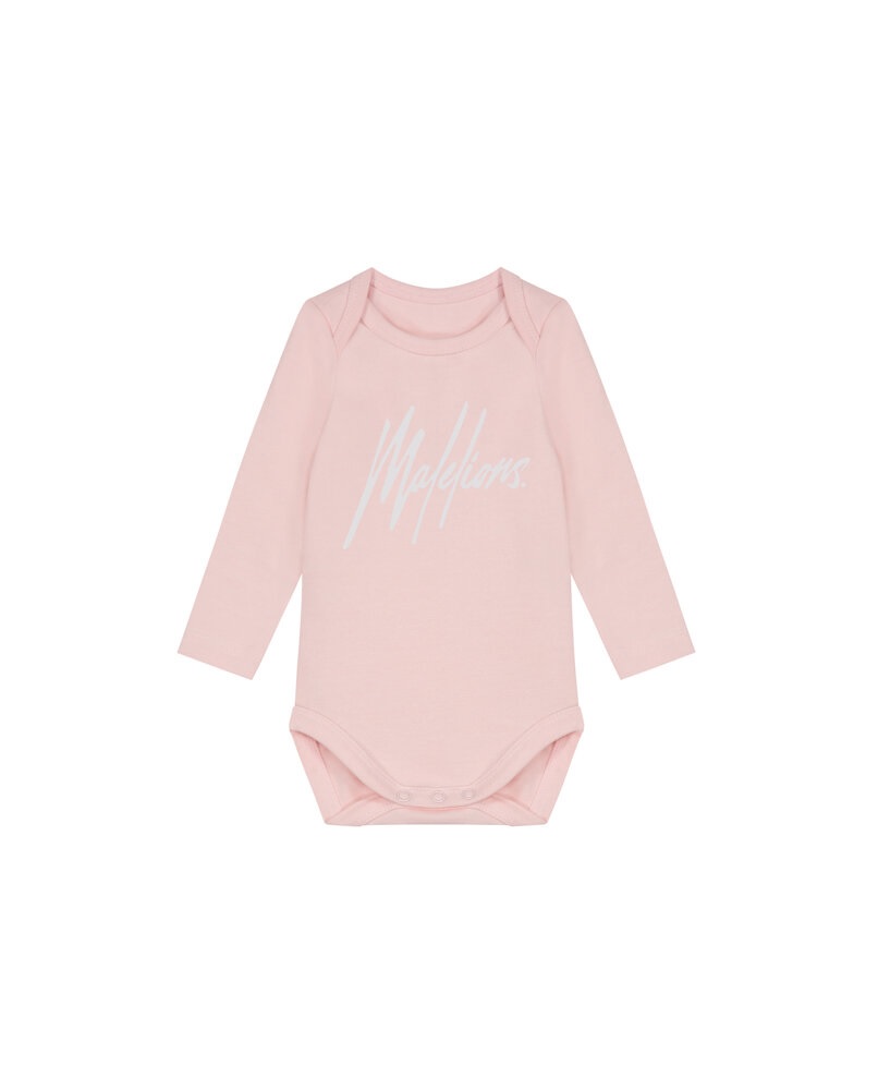 Malelions Longsleeve Bodysuit Baby Lichtroze