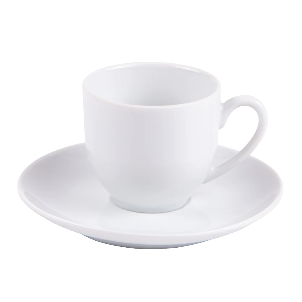 Tasse à café et sa soucoupe 10 cl Alaska (lot de 2) Table passion