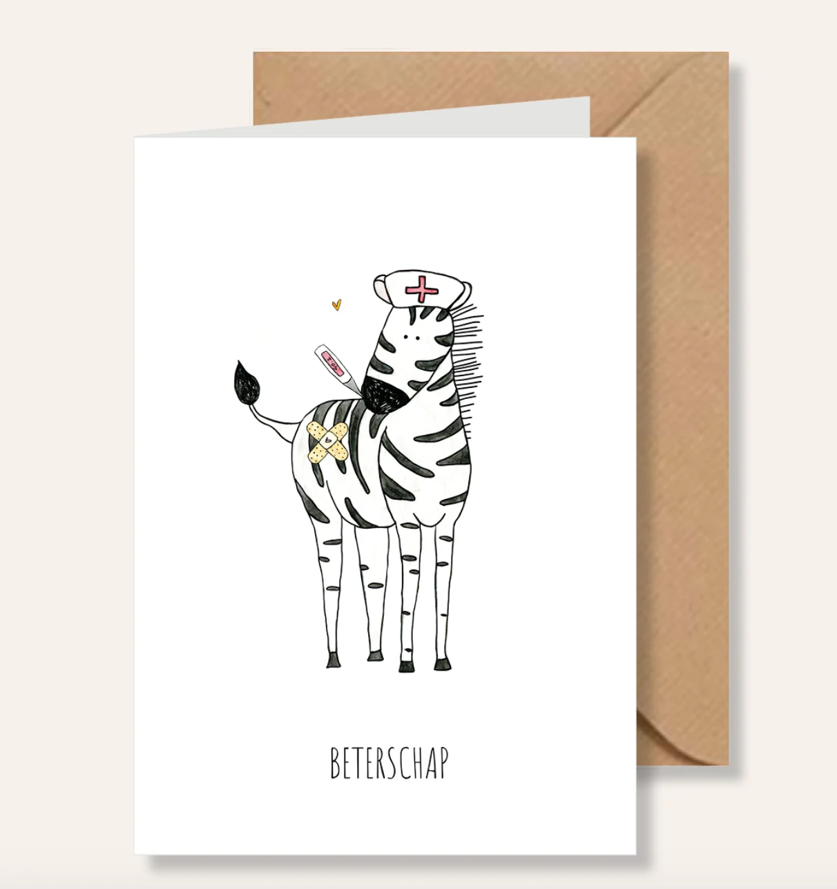 Juulz Juulz kaart Beterschap zebra