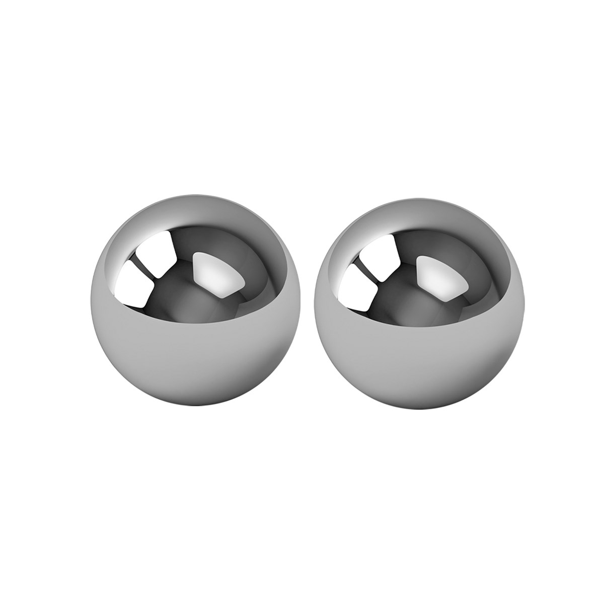 Boucles d'oreilles acier boule 4MM