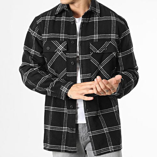 Surchemise Oversize A Carreaux Gordon Noir