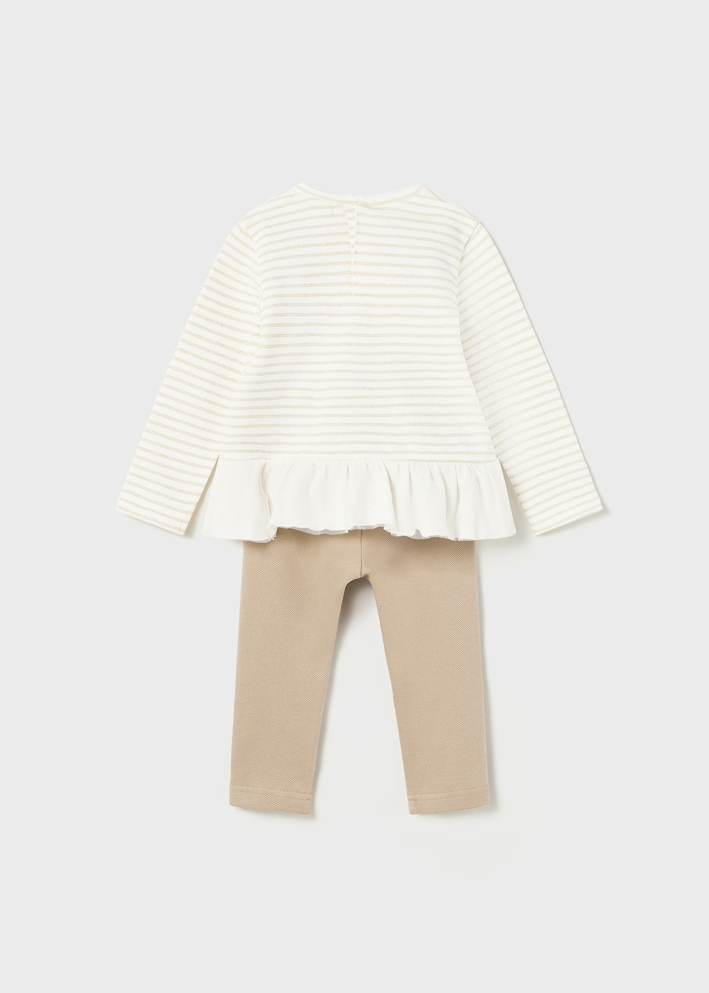 Conjunto de 2 peças com moletom de pelúcia para bebê