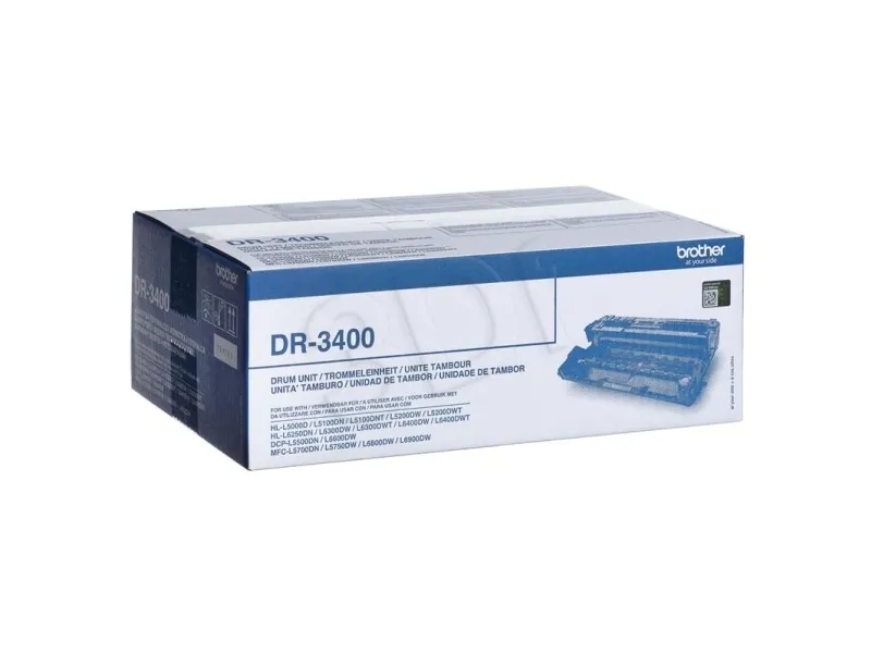 Brother DR3400 - Tromlekit - for Brother HL-L5000, L5100, L5200, L6300, L6400, L6450, MFC-L5700, L5750, L6800, L6900, L6950. (Dette er ikke en toner, men et tromlekit)