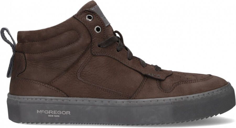 McGregor Heren Sneakers Beige Lage Sneakers Leer Veters