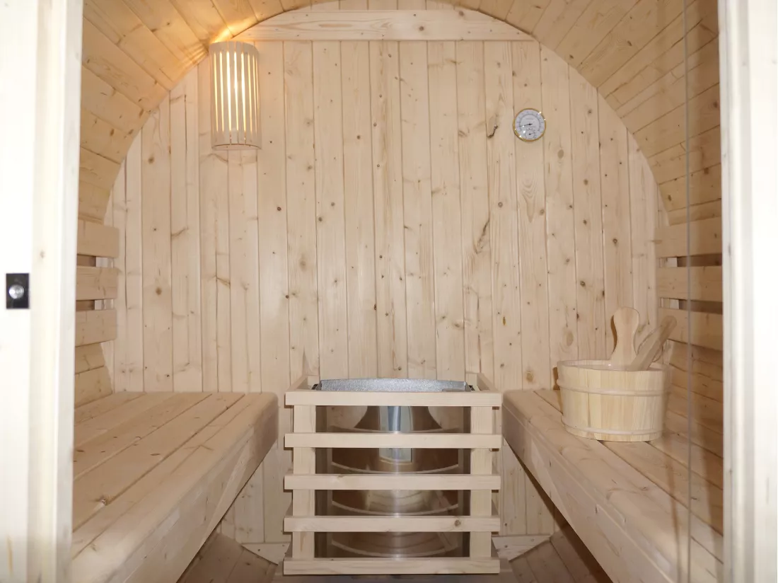 Sauna d'extérieur 4 places avec poêle 6KW - L185 x P180 x H190 cm - ISOKYRO