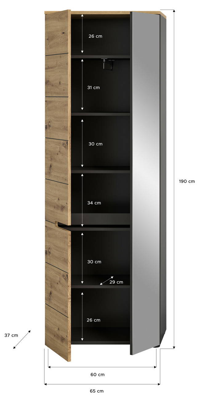MID.YOU Garderobenschrank CANU