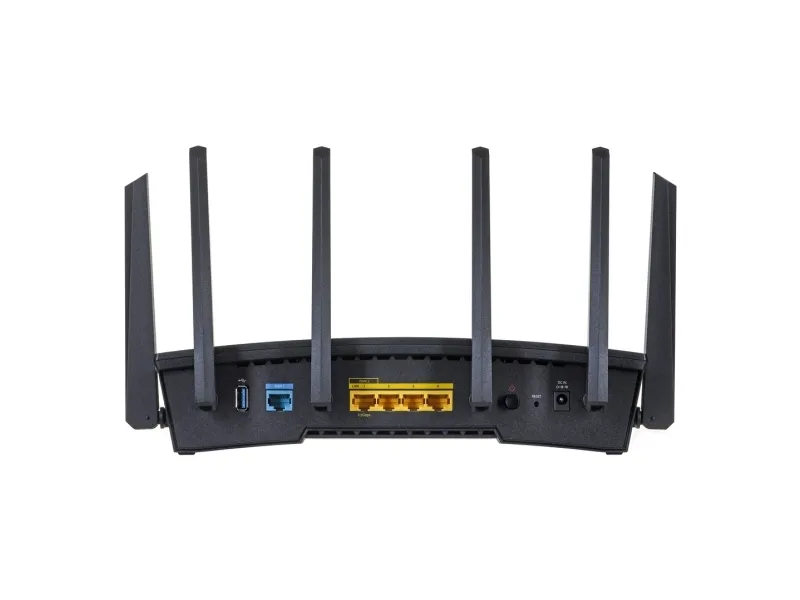 Synology RT6600AX - Trådløs router 4-port switch - 1GbE, 2.5GbE - WAN-porte: 2 - Wi-Fi 6 - Tri-Band