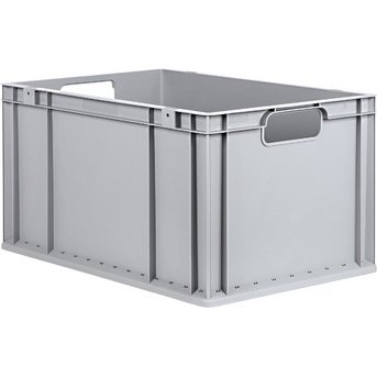 Bac de rangement ProfiPlus EuroEco, poignées ouvertes, 600 x 400 mm