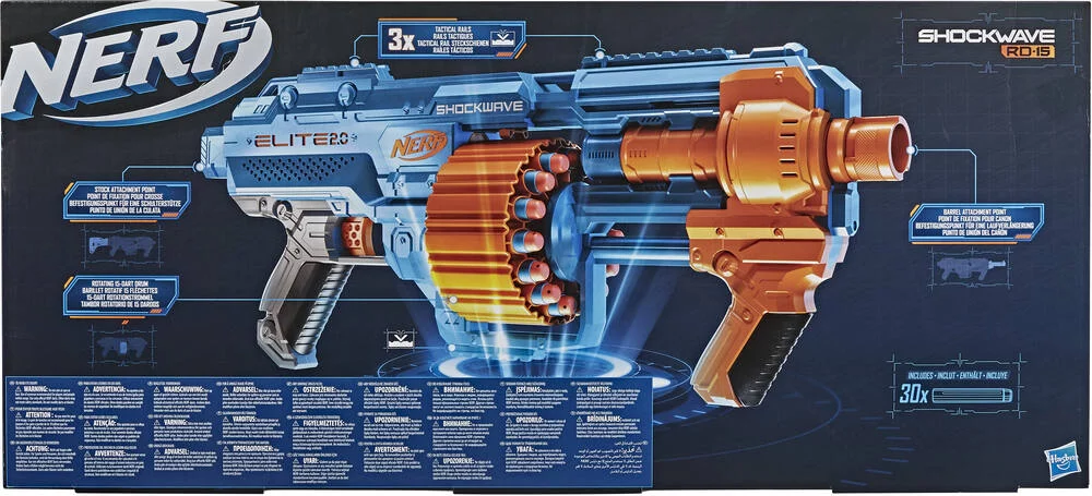 NERF ELITE 2.0 SHOCKWAVE RD 15