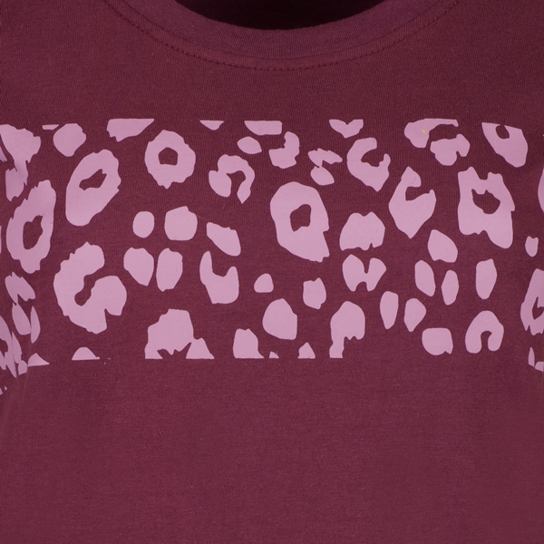 Osaga dames sport T-shirt met luipaardprint