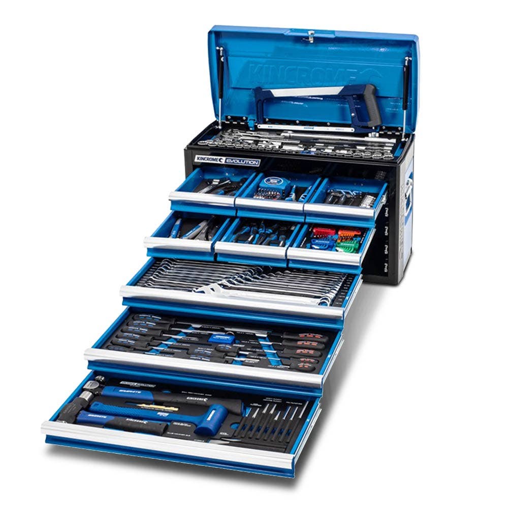 KINCROME Evolution TFL Tool Chest Kit 225 Piece 9 Drawer P1702