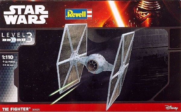 Revell - Tie Fighter Modelfly - 1:110 - Level 3 - 63605