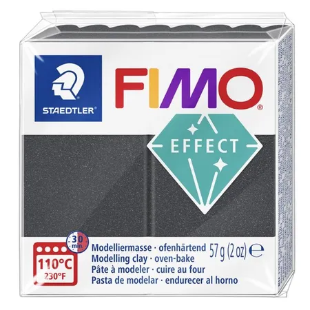 STAEDTLER® FIMO® effect 8010 Galaxy Modelliermasse grau metallic, 57 g