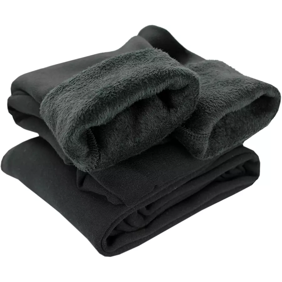 TupTam Mädchen Winter Leggings 2er PACK Gefüttert schwarz