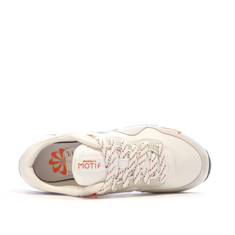 Nike Baskets Blanches Garçon Nike Air Max Motif
