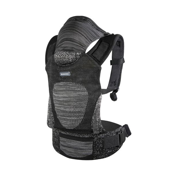 Kikkaboo Porta-bebés em Malha com Capuz Fly, Black