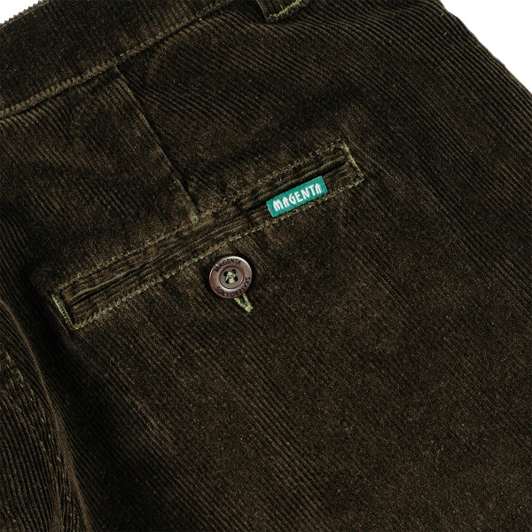 Pantalon chino en velours côtelé OG - Olive