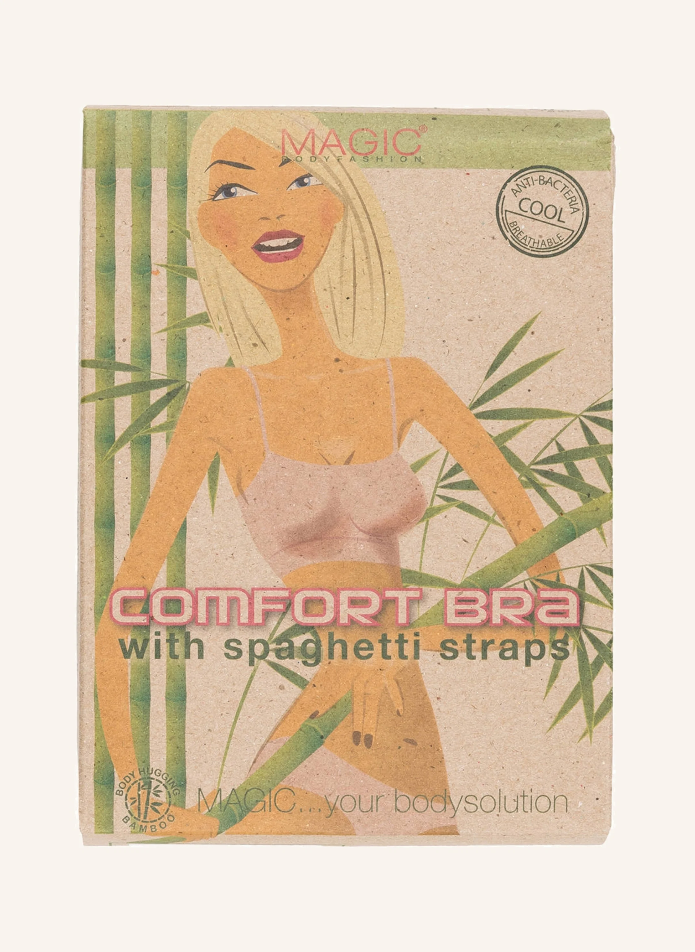 MAGIC Bodyfashion Bustier BAMBOO COMFORT BRA WITH SPAGHETTI STRAPS