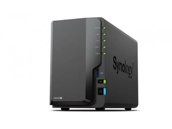 Synology Disk Station DS224  - NAS-server - RAID 0, 1, JBOD - RAM 2 GB - Gigabit Ethernet - iSCSI support