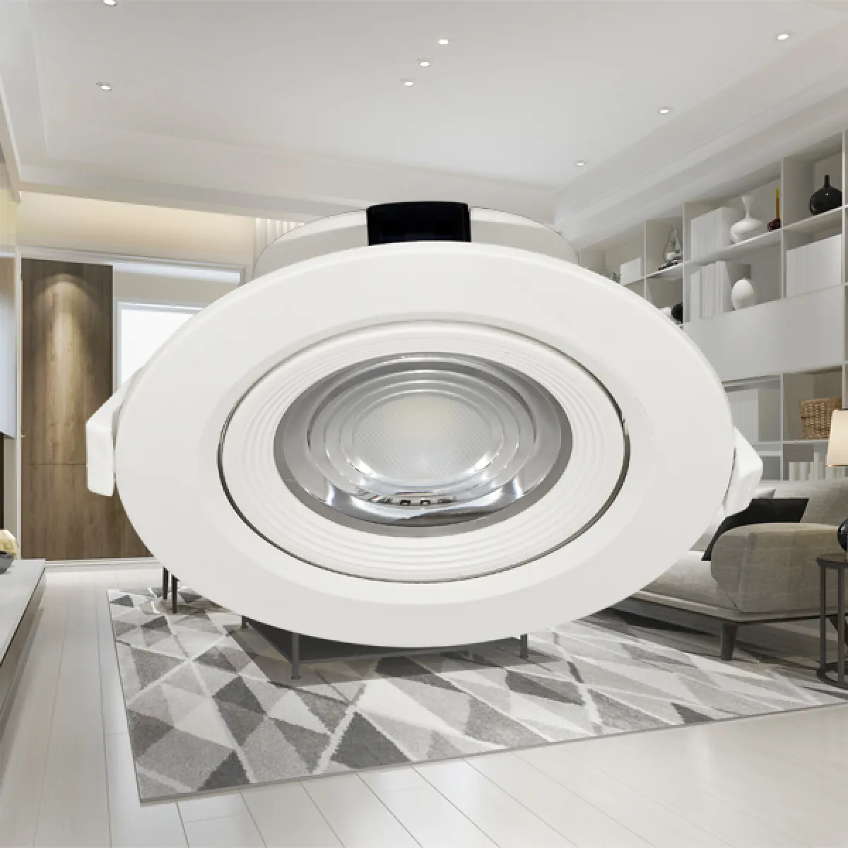 Braytron Spot COB LED encastrable rond orientable 10W