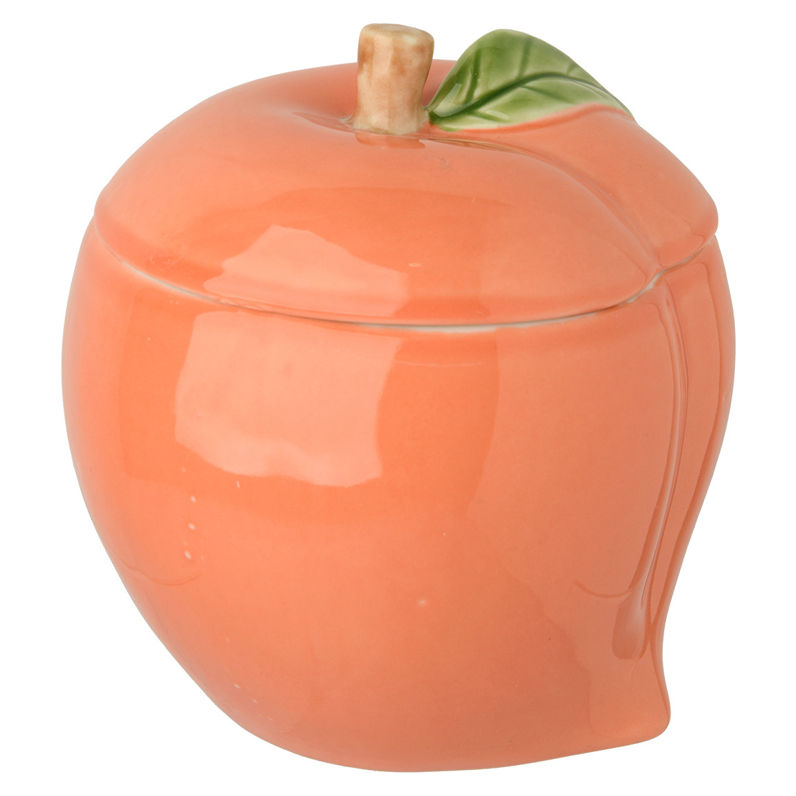 My Home Vorratstopf in Pfirsich-Form apricot
