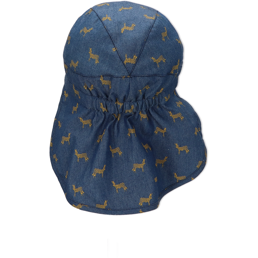 Sterntaler Schirmmütze mit Nackenschutz marine