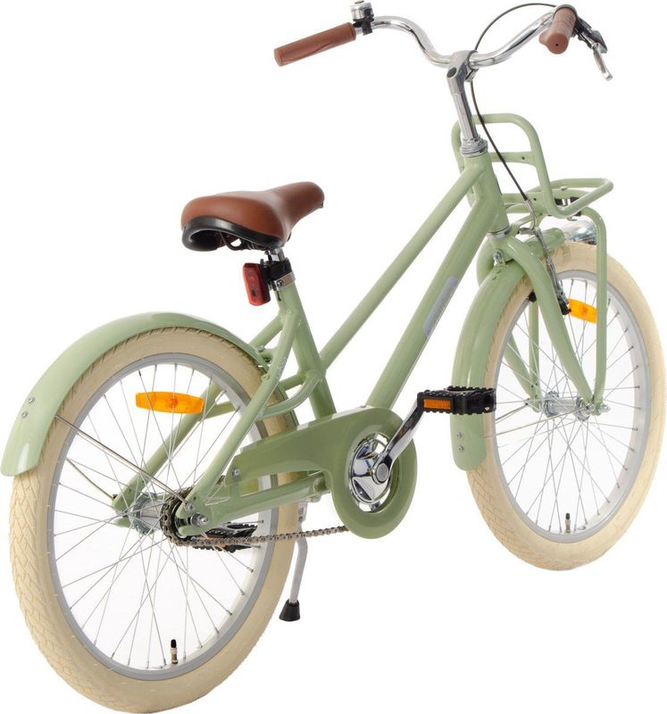 AMIGO Urban Meisjesfiets 20 Inch - Kinderfiets voor 6 tot 8 Jaar - 110-125 cm - Groen