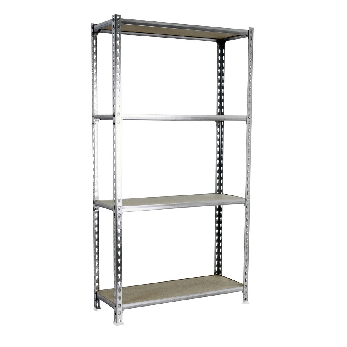 PROREGAL Heavy-Duty Stellingkast Mid Muli HxBxD 150 x 120 x 50 cm 4 Planken Plankdraagvermogen 200 kg Gegalvaniseerd