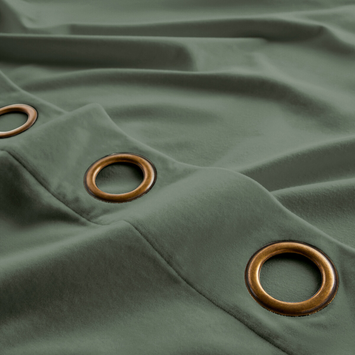 LA REDOUTE INTERIEURS<br>Cortina de veludo com ilhós Veludo