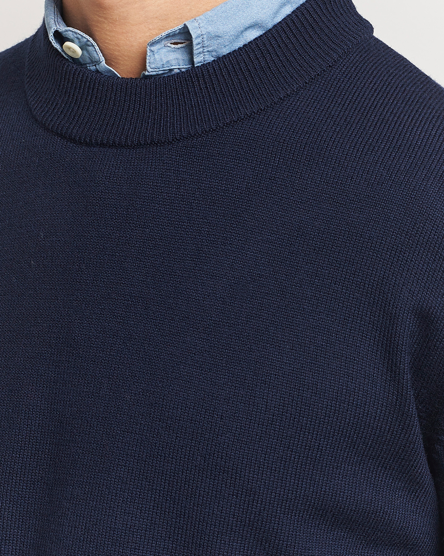 Sunflower Moon Merino Sweater Navy