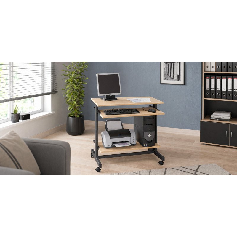 Poste informatique Confort L90 réglable en hauteur