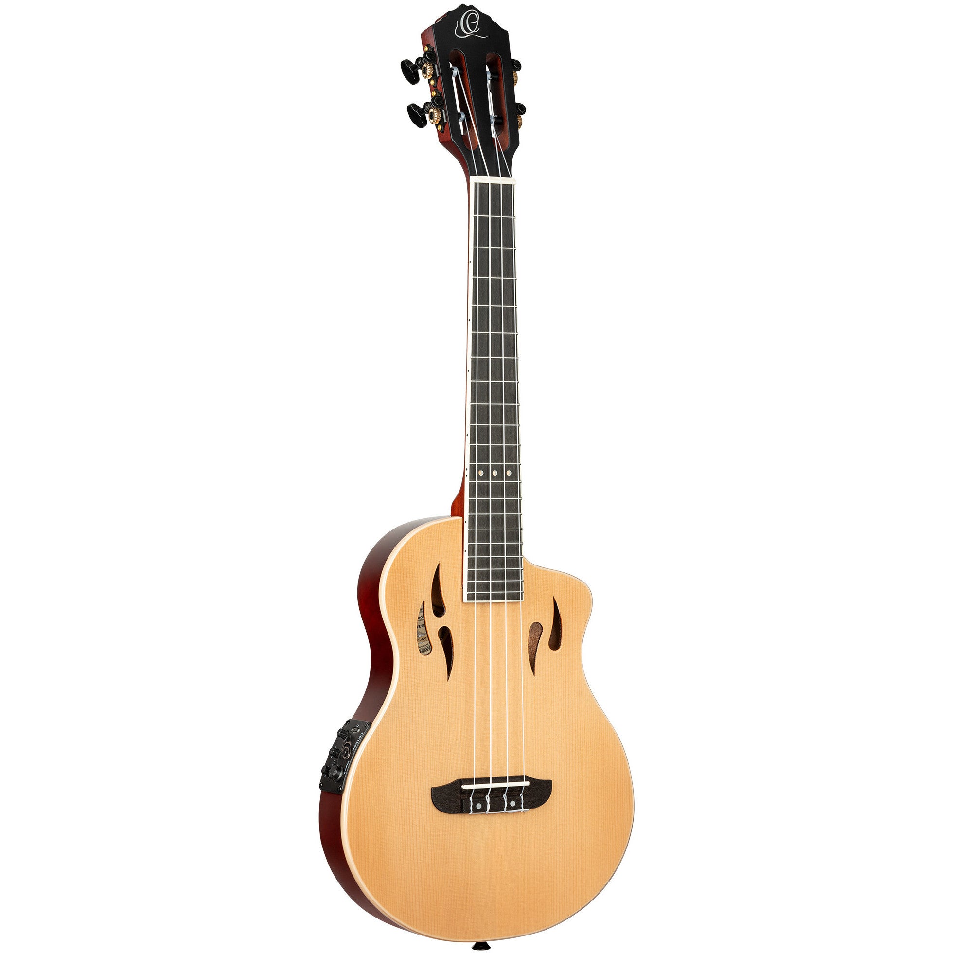 Ortega TourPlayer Series RTPS-U-NAT elektrische tenor ukelele met gigbag