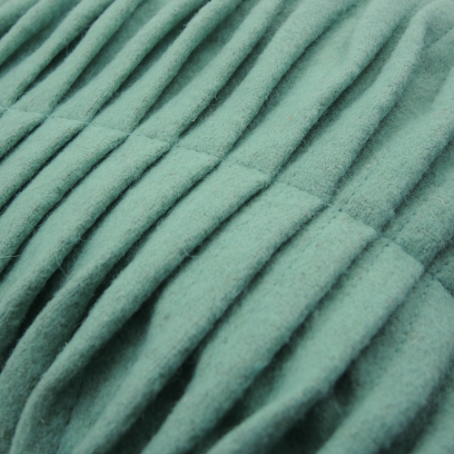 Small wave aqua kussen