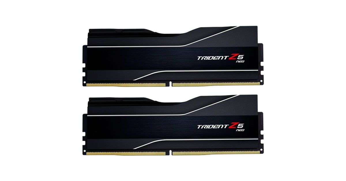 G.Skill32 GB DDR5-6000 Kit werkgeheugen  (Zwart, F5-6000J3038F16GX2-TZ5N, Trident Z NEO, AMD EXPO)