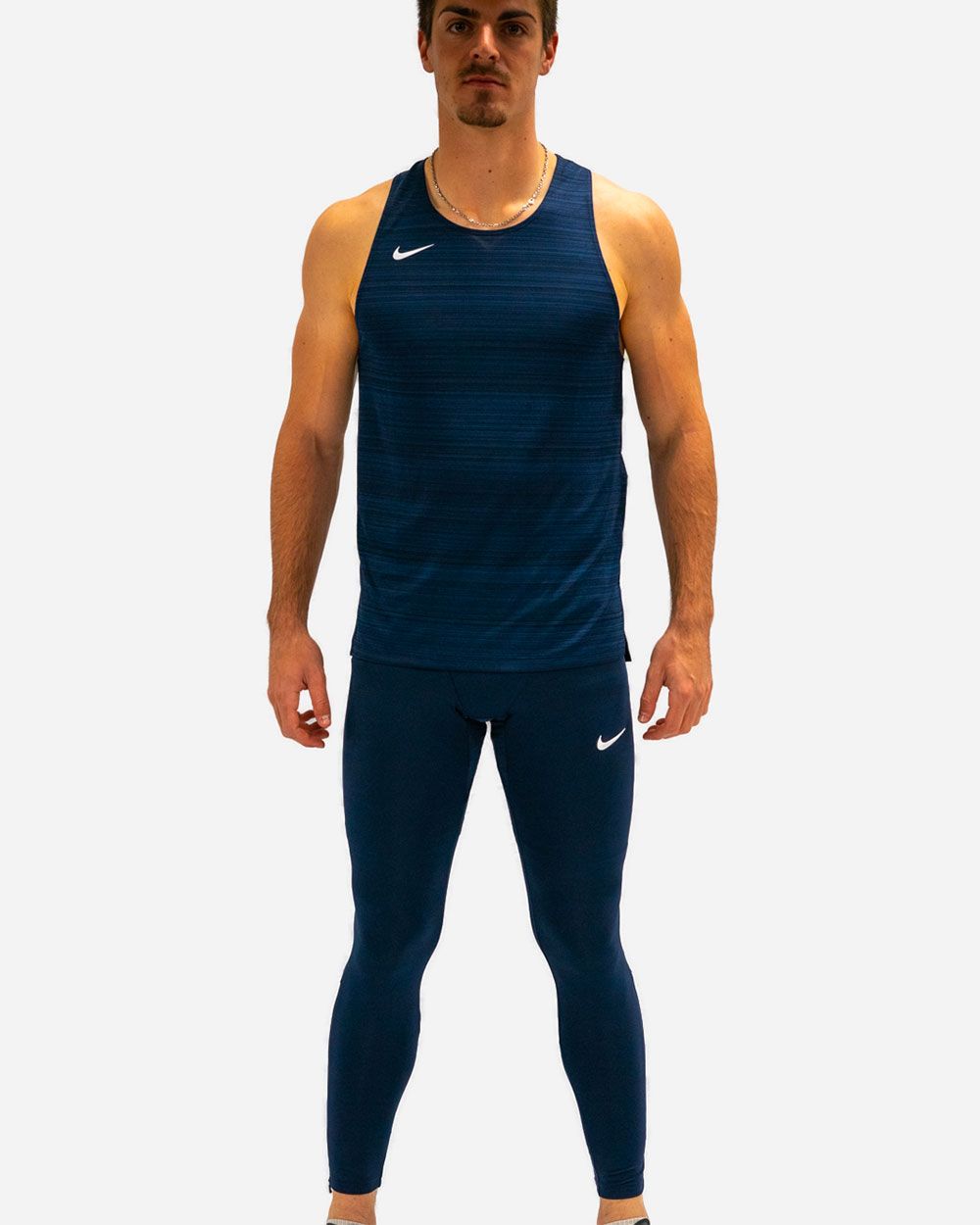 Débardeur de running Nike Stock Bleu Marine pour homme