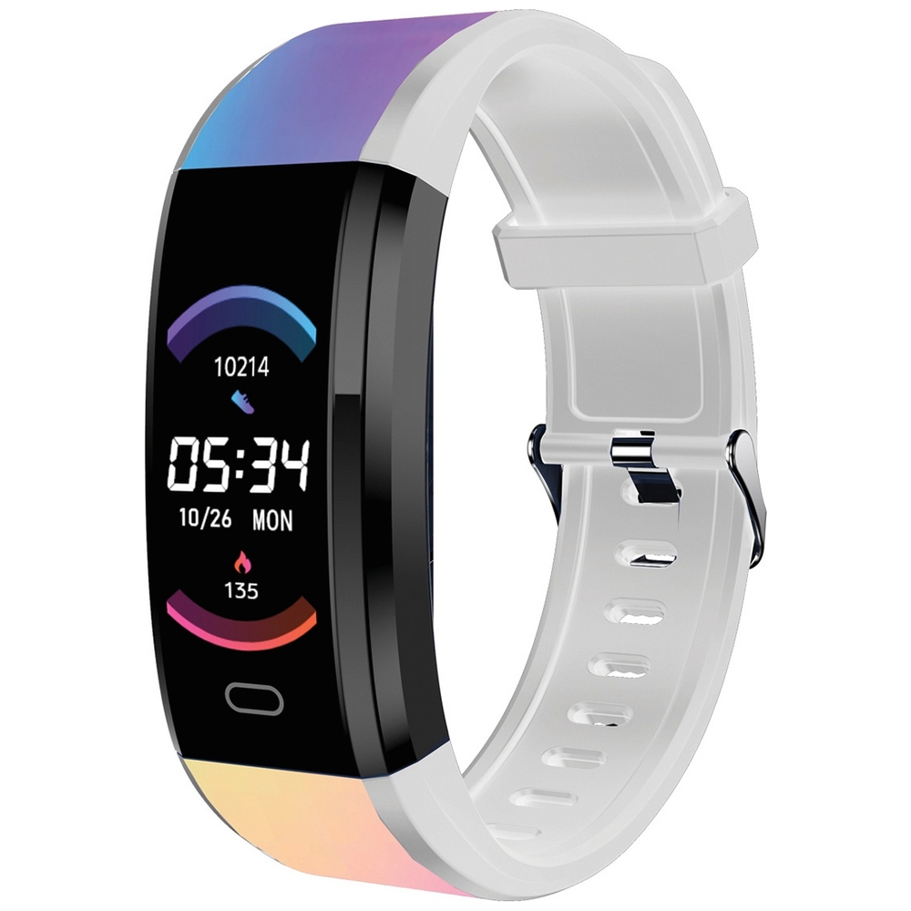 iTime Jr. Fitness-Tracker-Smartwatch für Kinder ab 6 Jahren – Regenbogen