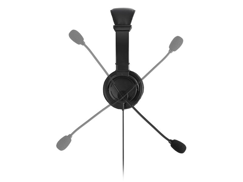 Kensington USB-C HiFi-Kopfhörer mit Mikrofon Schwarz Komfortabler USB-C Kopfhörer mit Mikrofon und passivem Noise-Cancelling