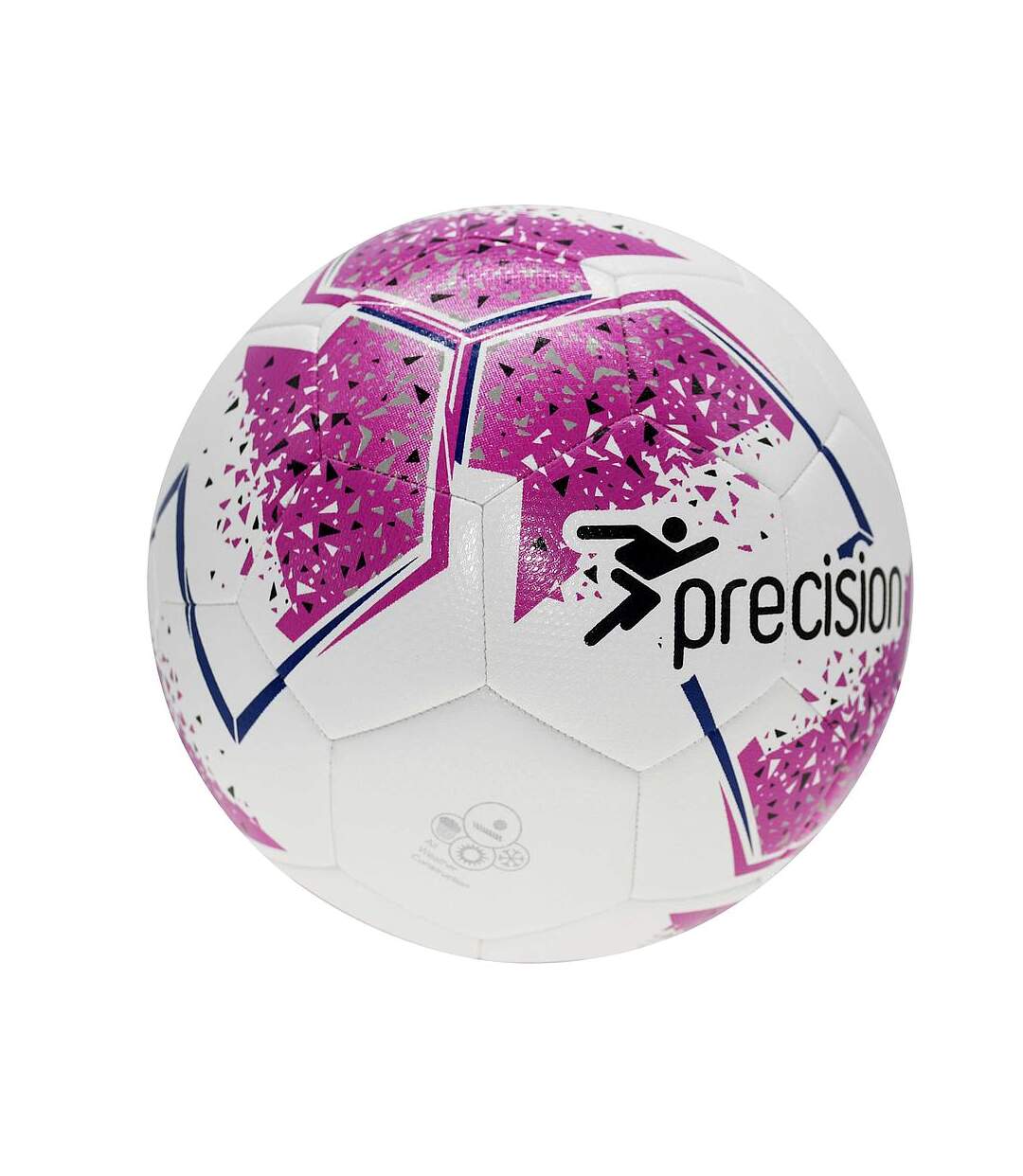 Precision - Ballon d'entraînement FUSION (Blanc / Rose / Violet / Gris) (Taille 4) - UTRD554