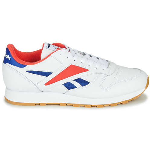 Reebok Classic - CL LEATHER MARK - Gris / Blanc / Rouge