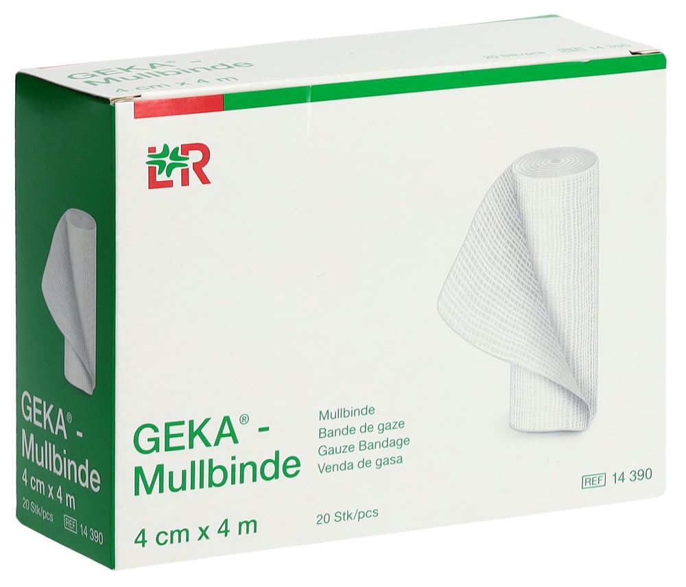 GEKA Mullbinde 4cmx4m 20 Stk
