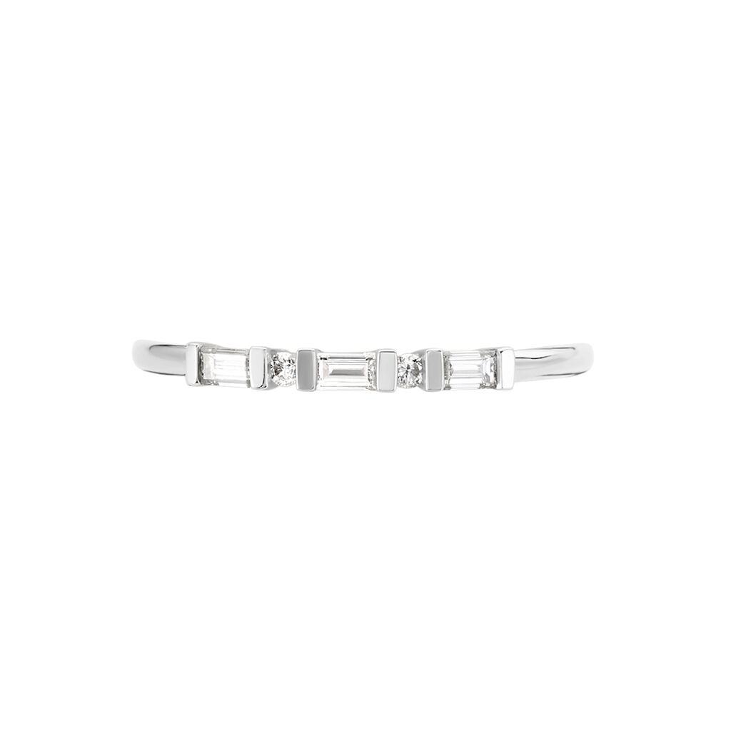 Bague 1986 Or Blanc Diamant