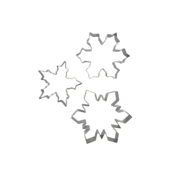 Lot de 3 emporte-pièces de Noël en forme de flocon de neige Emporte-pi