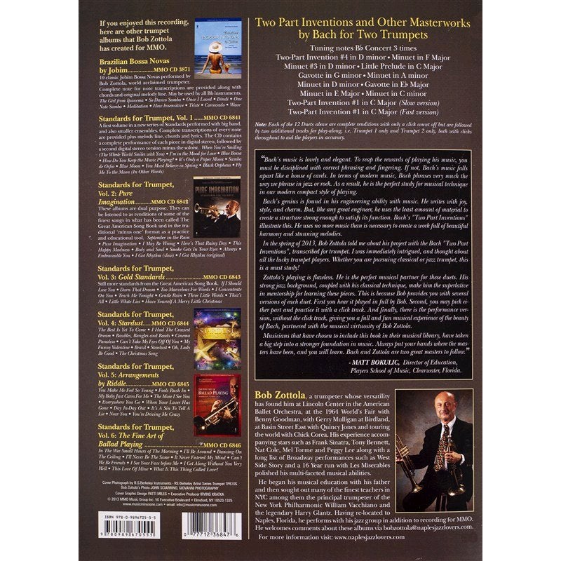 MusicSales - J. S. Bach: Two Part Inventions For Two Trumpets
